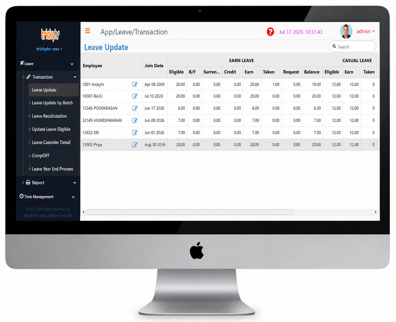 Employee Portal(Leave Apply)